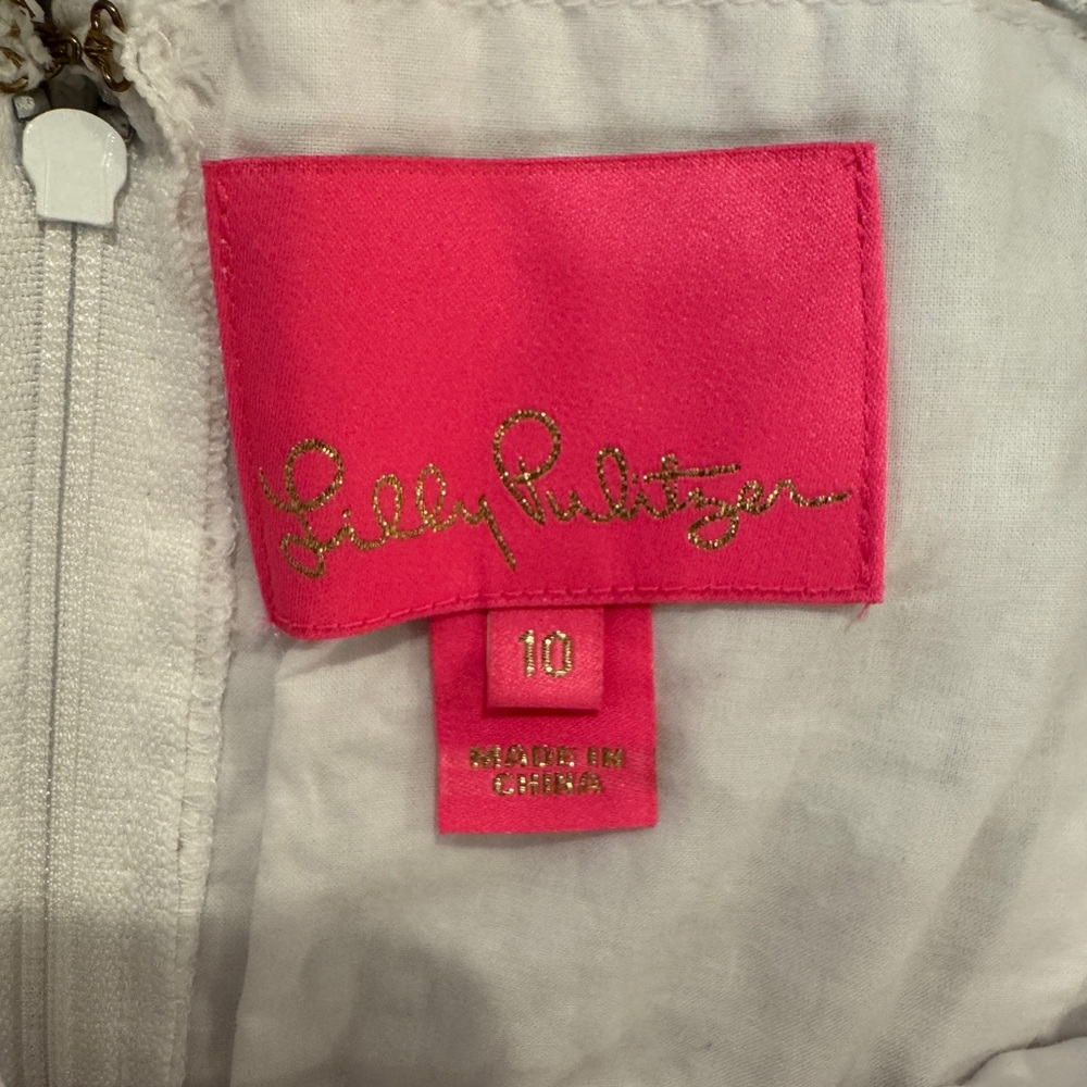 Lilly Pulitzer - Alivia Dress, Havana Pink, Yarn Die Seersucker - Picture 8 of 8